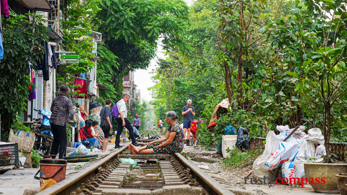 Train St Hanoi - near Dien Bien Phu St